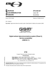 Die Norm ETSI ETS 300507-ed.2 15.1.1996 Ansicht