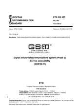 Die Norm ETSI ETS 300507-ed.3 28.5.1996 Ansicht