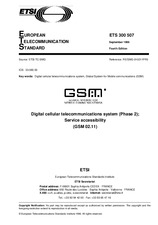 Die Norm ETSI ETS 300507-ed.4 30.9.1996 Ansicht