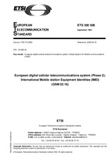 Die Norm ETSI ETS 300508-ed.1 12.9.1994 Ansicht