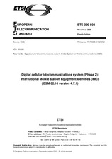 Die Norm ETSI ETS 300508-ed.4 28.11.2000 Ansicht
