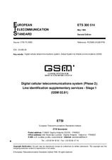 Die Norm ETSI ETS 300514-ed.2 28.5.1996 Ansicht