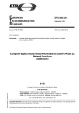 Die Norm ETSI ETS 300521-ed.1 12.9.1994 Ansicht