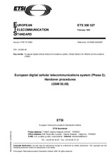 Die Norm ETSI ETS 300527-ed.1 15.2.1995 Ansicht