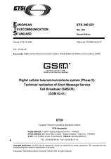 Die Norm ETSI ETS 300537-ed.2 30.5.1996 Ansicht