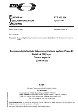 Die Norm ETSI ETS 300554-ed.1 12.9.1994 Ansicht