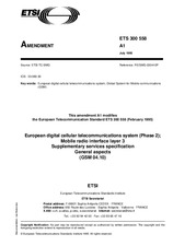 Die Norm ETSI ETS 300558-ed.1/Amd.1 15.7.1995 Ansicht