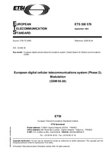 Die Norm ETSI ETS 300576-ed.1 12.9.1994 Ansicht