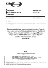 Die Norm ETSI ETS 300603-ed.1 12.9.1994 Ansicht