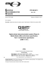 Die Norm ETSI ETS 300607-1-ed.1 30.3.1996 Ansicht