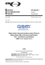 Die Norm ETSI ETS 300607-1-ed.14 28.6.2000 Ansicht