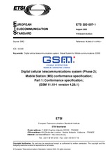 Die Norm ETSI ETS 300607-1-ed.15 8.9.2000 Ansicht