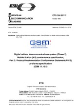 Die Norm ETSI ETS 300607-2-ed.1 15.10.1996 Ansicht