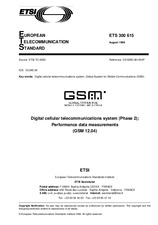 Die Norm ETSI ETS 300615-ed.1 31.8.1996 Ansicht