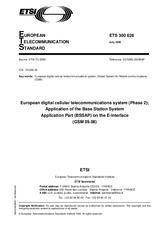 Die Norm ETSI ETS 300626-ed.1 1.8.1995 Ansicht