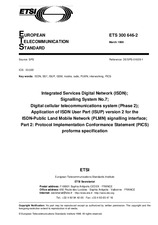 Die Norm ETSI ETS 300646-2-ed.1 15.3.1998 Ansicht