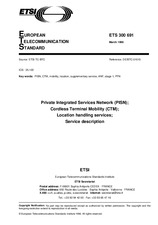 Die Norm ETSI ETS 300691-ed.1 30.3.1996 Ansicht