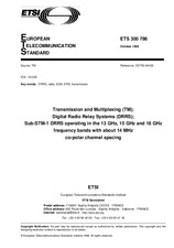 Die Norm ETSI ETS 300786-ed.1 30.10.1998 Ansicht