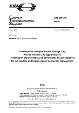Die Norm ETSI ETS 300795-ed.1 31.5.1998 Ansicht