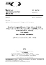 Die Norm ETSI ETS 300796-1-ed.1 30.9.1997 Ansicht
