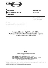 Ansicht ETSI ETS 300807-ed.1 15.11.1997