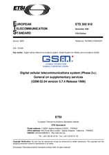 Die Norm ETSI ETS 300918-ed.5 29.12.1999 Ansicht