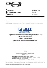 Die Norm ETSI ETS 300940-ed.8 28.4.2000 Ansicht