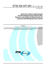 Die Norm ETSI GS AFI 001-V1.1.1 29.6.2011 Ansicht