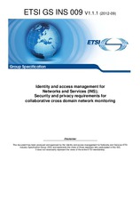 Die Norm ETSI GS INS 009-V1.1.1 28.9.2012 Ansicht