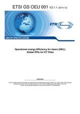 Ansicht ETSI GS OEU 001-V2.1.1 2.12.2014