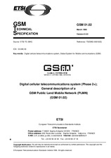 Die Norm ETSI GTS GSM 01.02-V5.0.0 30.3.1996 Ansicht