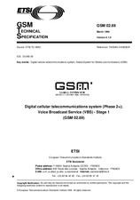 Die Norm ETSI GTS GSM 02.69-V5.1.0 30.3.1996 Ansicht