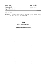 Die Norm ETSI GTS 11.20-V3.19.0 1.1.1995 Ansicht