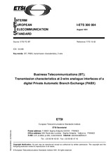 Ansicht ETSI I-ETS 300004-ed.1 31.8.1991