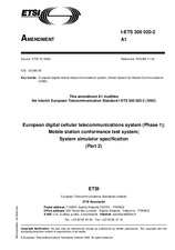 Die Norm ETSI I-ETS 300020-2-ed.1/Amd.1 15.11.1995 Ansicht