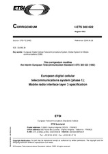 Die Norm ETSI I-ETS 300022-ed.1/Cor.1 15.8.1993 Ansicht