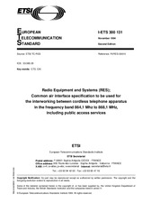 Die Norm ETSI I-ETS 300131-ed.2 23.11.1994 Ansicht