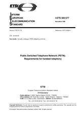 UNGÜLTIG ETSI I-ETS 300677-ed.1 15.11.1996 Ansicht
