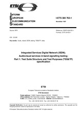 Die Norm ETSI I-ETS 300763-1-ed.1 15.11.1997 Ansicht