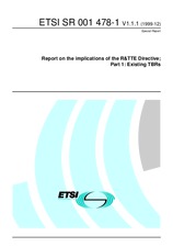Ansicht ETSI SR 001478-1-V1.1.1 15.12.1999