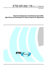 Ansicht ETSI SR 002176-V1.1.1 28.3.2003