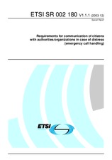 Ansicht ETSI SR 002180-V1.1.1 17.12.2003