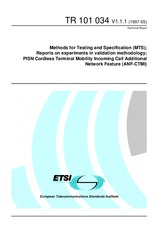 Die Norm ETSI TR 101034-V1.1.1 30.5.1997 Ansicht