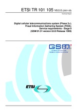 Die Norm ETSI TR 101105-V8.0.0 30.5.2001 Ansicht