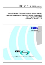 Die Norm ETSI TR 101112-V3.1.0 30.11.1997 Ansicht