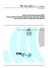 Die Norm ETSI TR 101221-V1.1.1 19.3.1999 Ansicht