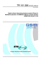 Die Norm ETSI TR 101266-V4.3.0 30.4.1998 Ansicht