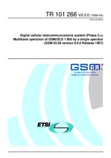 Die Norm ETSI TR 101266-V6.0.0 30.4.1999 Ansicht