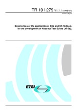 Die Norm ETSI TR 101279-V1.1.1 15.7.1998 Ansicht