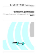 Die Norm ETSI TR 101334-V3.1.1 21.1.2000 Ansicht